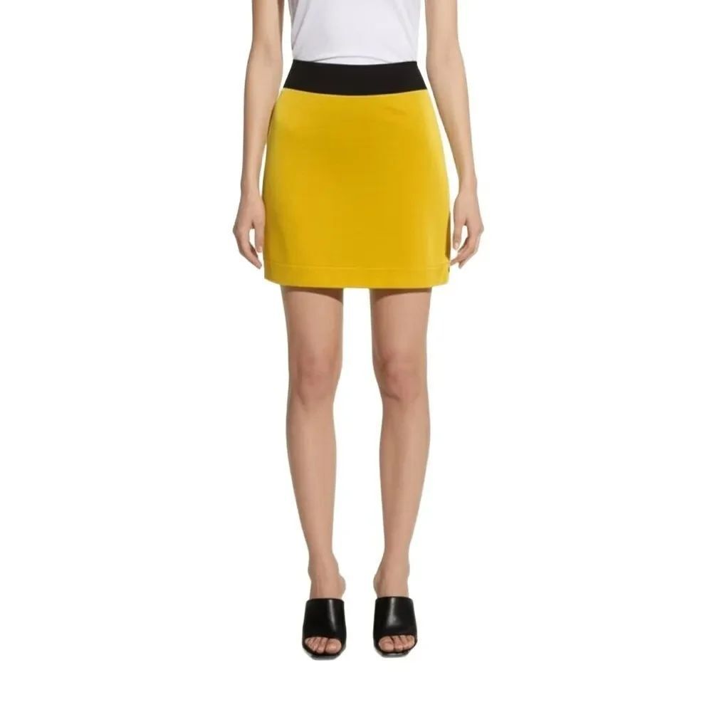 BCBGMAXAZRIA Monica High Waisted Green Bodycon Modern Mini Skirt Womens XXS